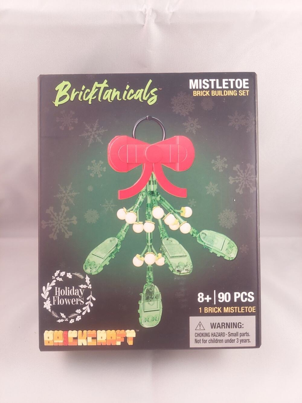 Bricktanicals Mistletoe Holiday Flowers Brick Building Set 90 Pcs Brickcraft New